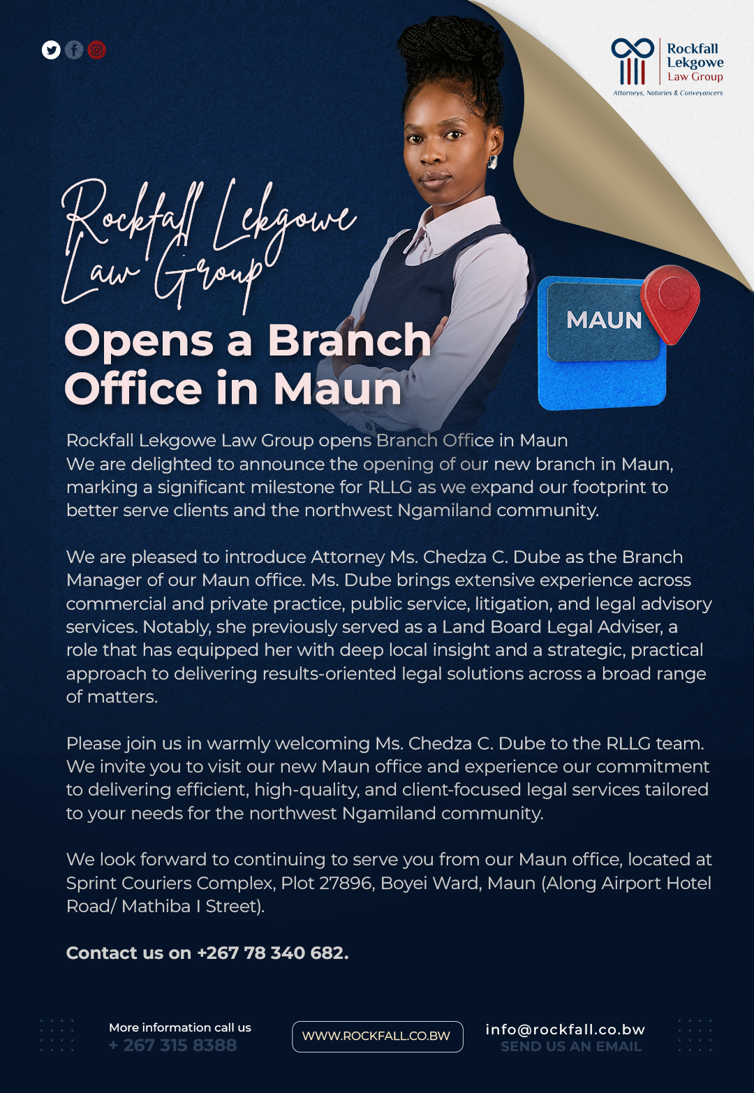 Rockfall Lekgowe Law Group — 3